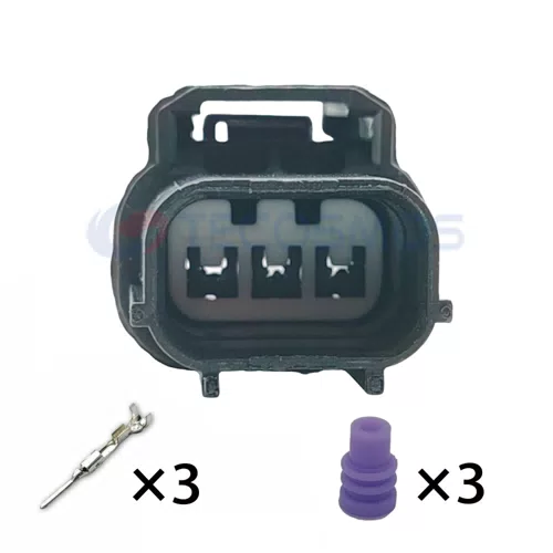 Waterproof 3-Pin Male Ignition Coil/Sensor Plug 6189-7037 Car Wire Harness with ABS and Nylon Housing Copper Contact... - image 4